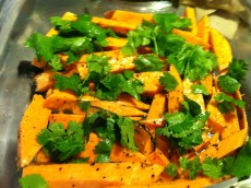 Thumbnail image for Baked Cilantro Sweet Potato Fries
